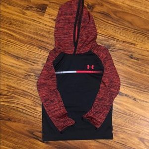 UNDER ARMOUR Boys hooded shirt!